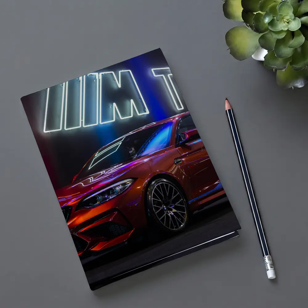 BMW M2 Red Coupe M Town Neon – Notebooks