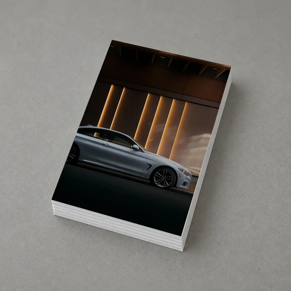 BMW 4 Series Coupe Urban Night Setting – Postcards