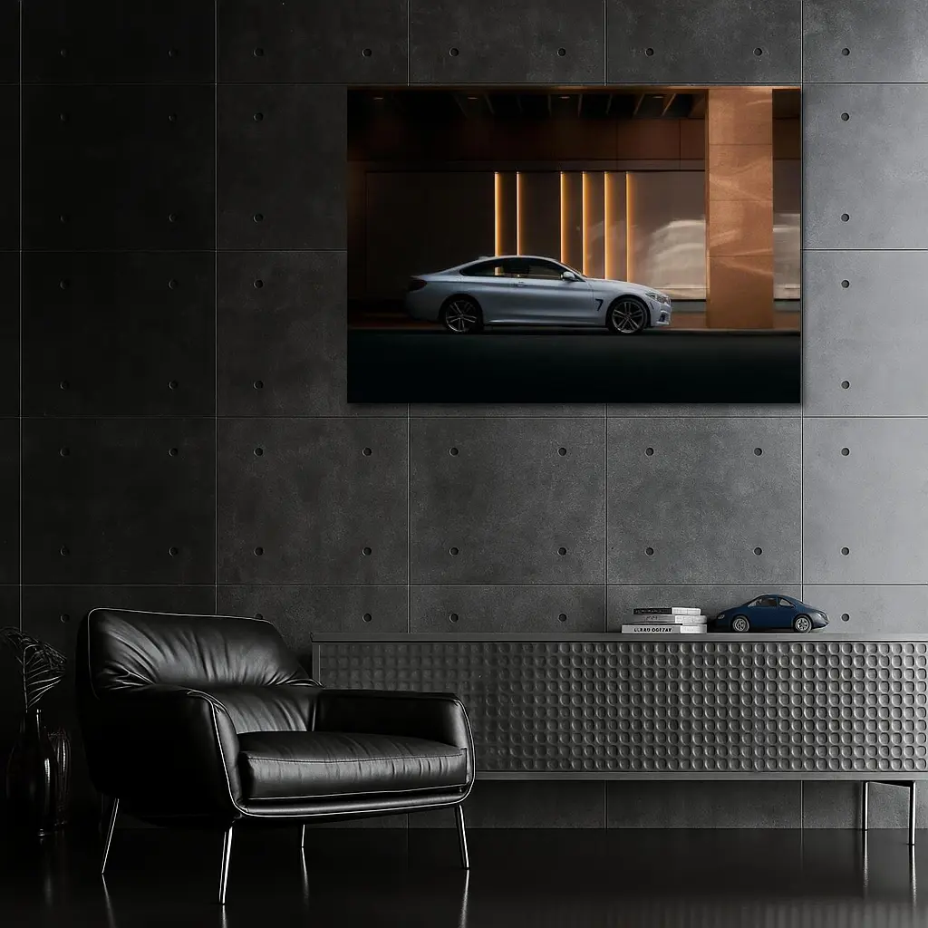 BMW 4 Series Coupe Urban Night Setting – Wall Art