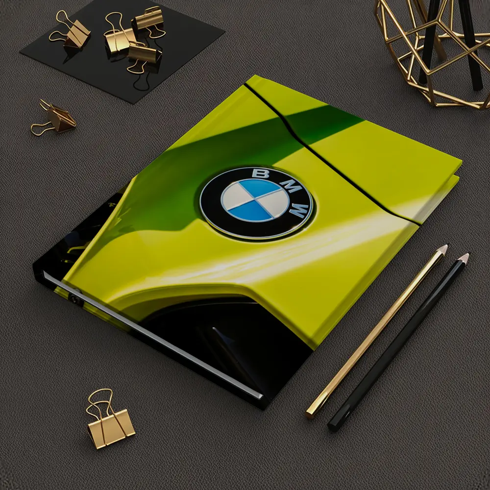 BMW M4 Yellow Hood Close Up Shot – Notebooks