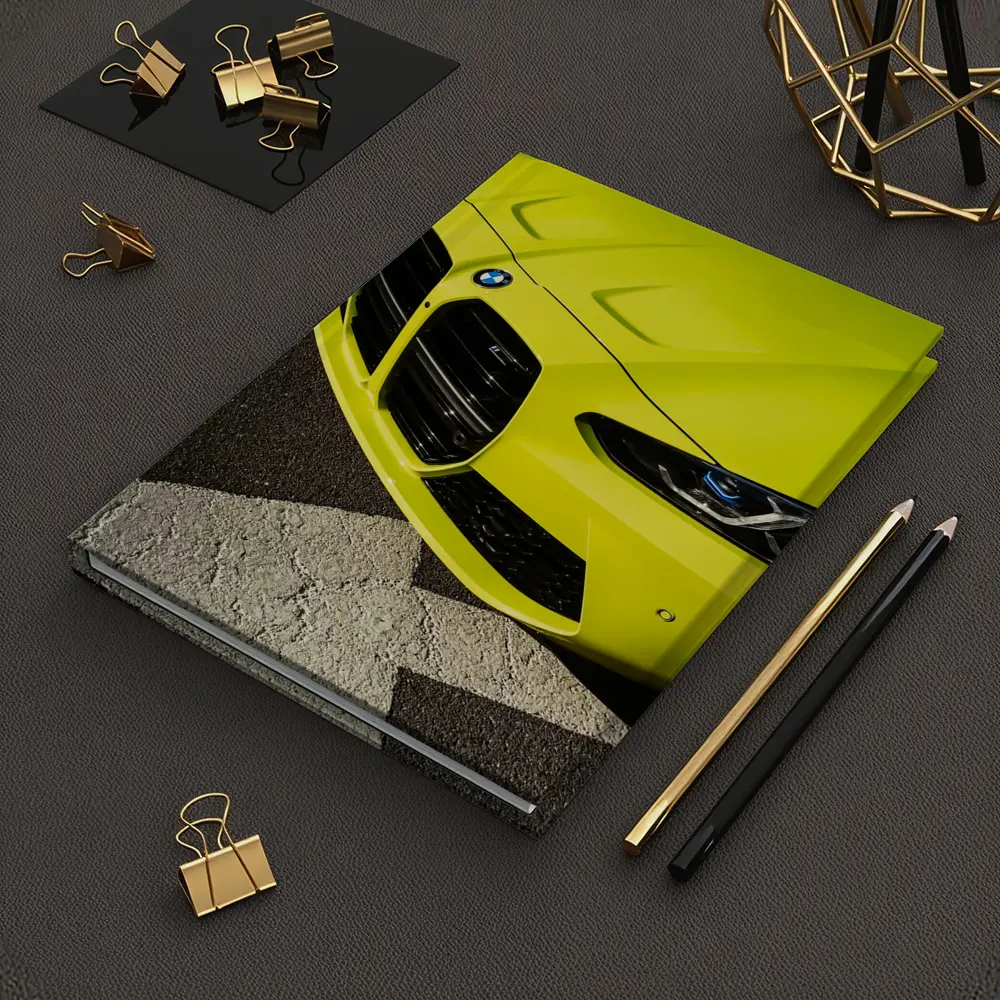 BMW M4 Sao Paulo Yellow Front Close Up – Notebooks