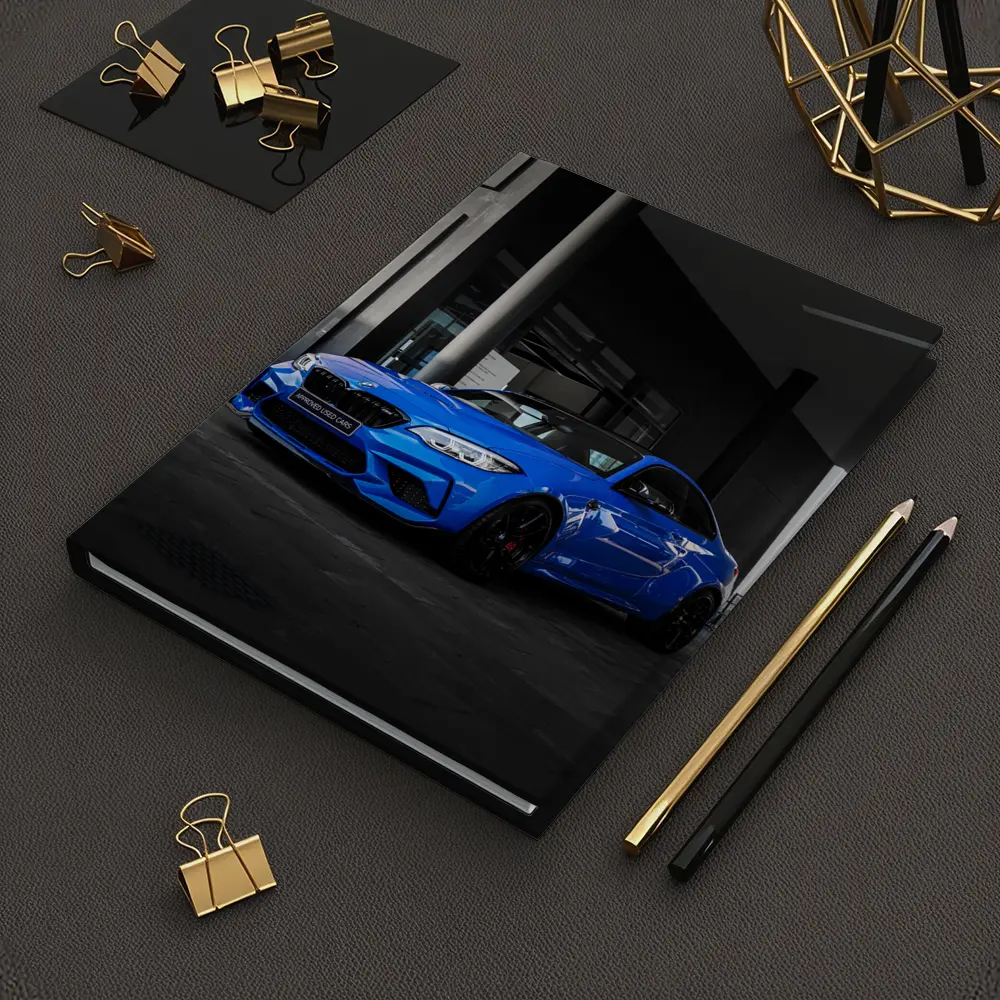 BMW M2 Blue Coupe Urban Parking Shot – Notebooks
