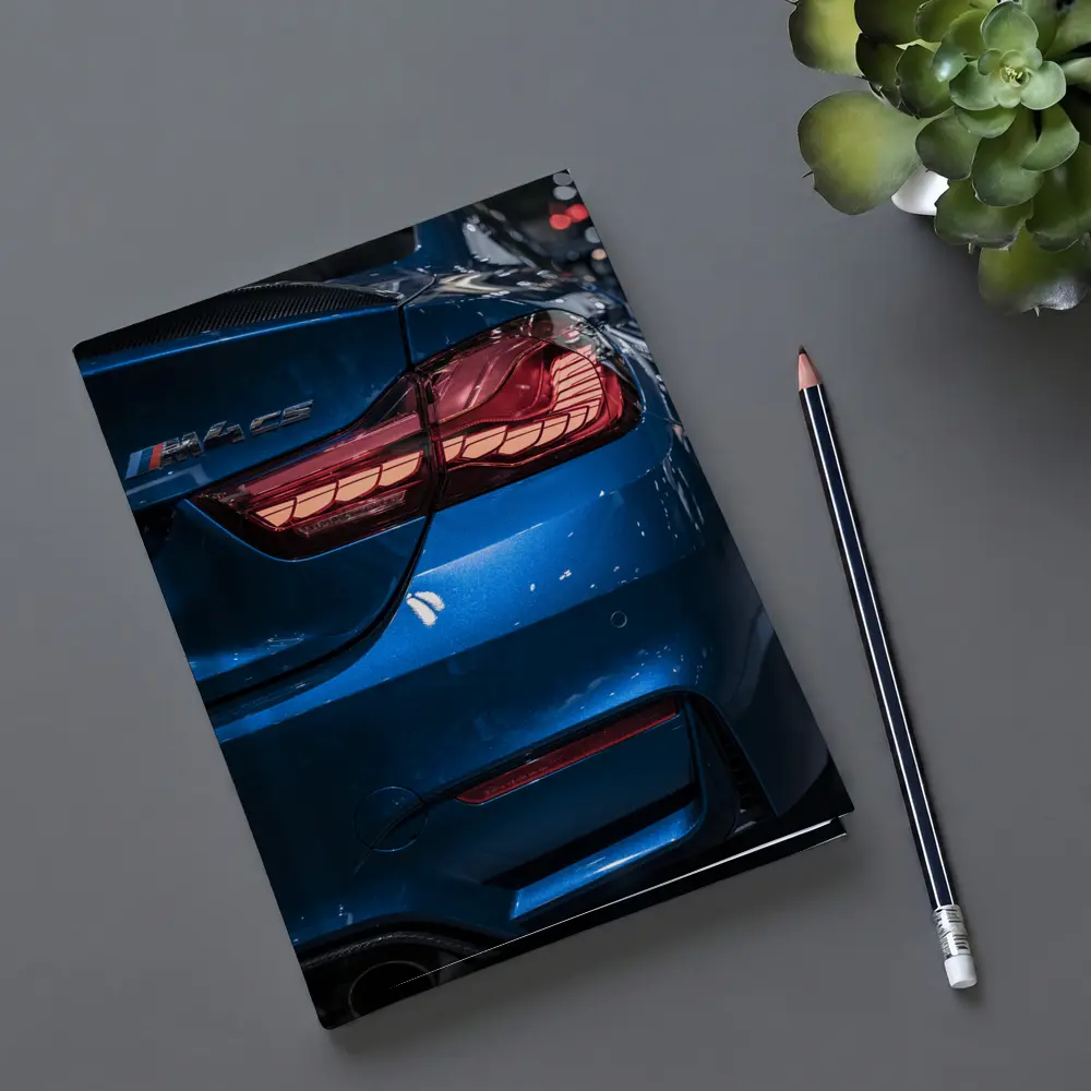 BMW M4 CS Blue Rear Tail Light – Notebooks