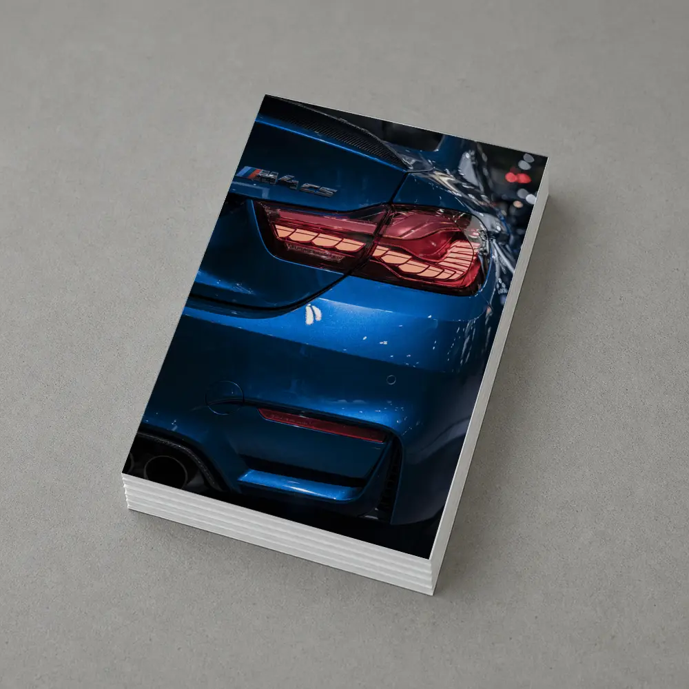 BMW M4 CS Blue Rear Tail Light – Postcards