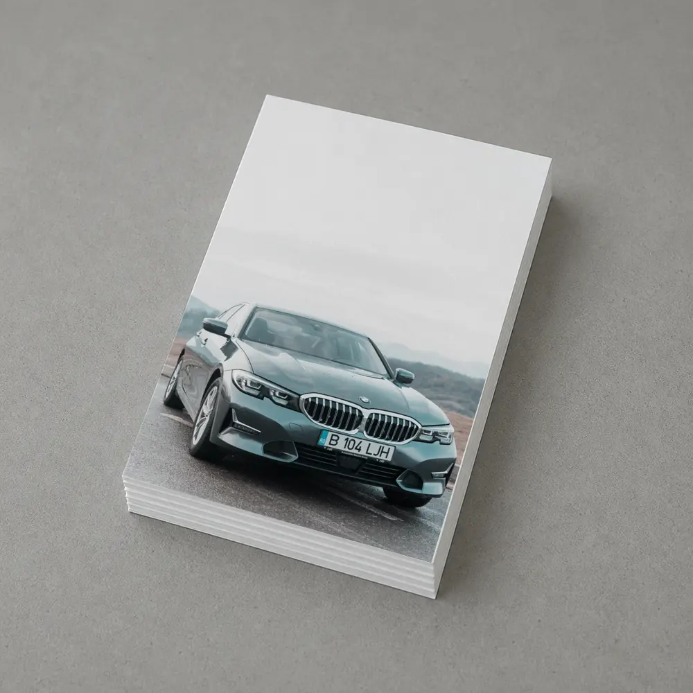 BMW Three Series Sedan Misty Mountain Road – Postcards