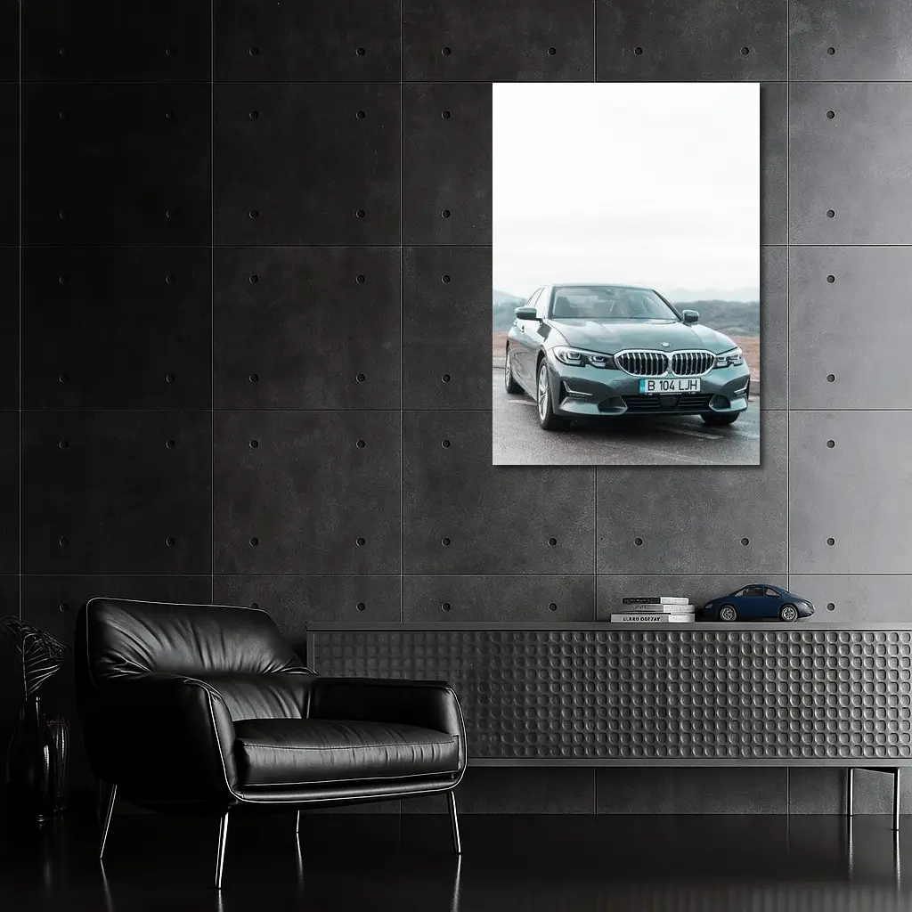 BMW Three Series Sedan Misty Mountain Road – Wall Art
