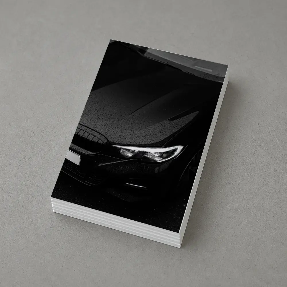 BMW Black Hood Rainy Dark Moody Shot – Postcards