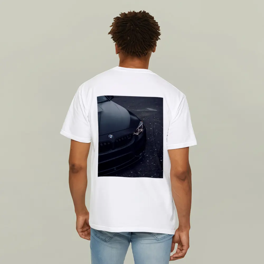 BMW M4 Matte Black Front Close Up – T-Shirts
