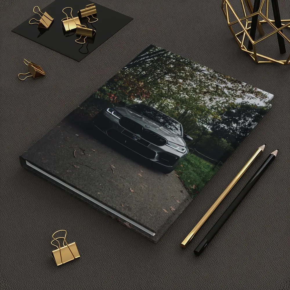 BMW M5 Front View Autumn Forest – Notebooks