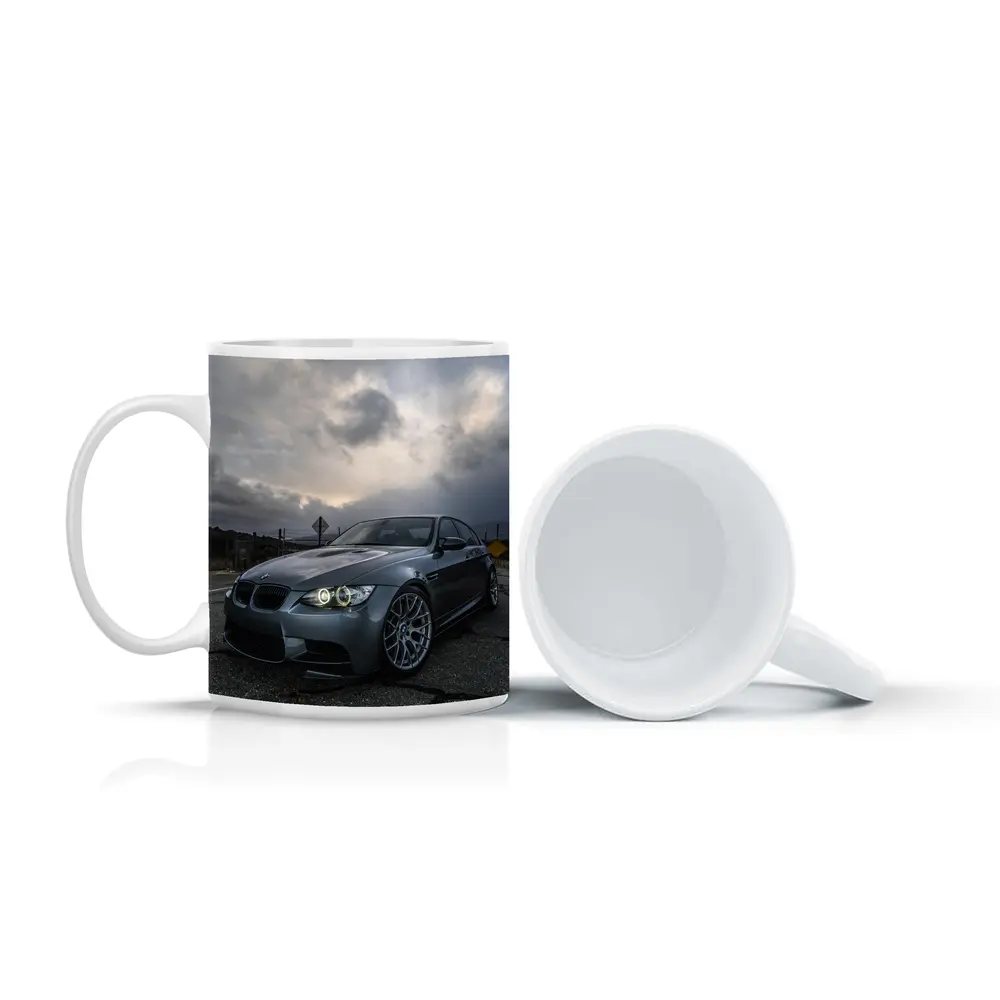 BMW M3 Matte Gray Stormy Sky Road – Mugs