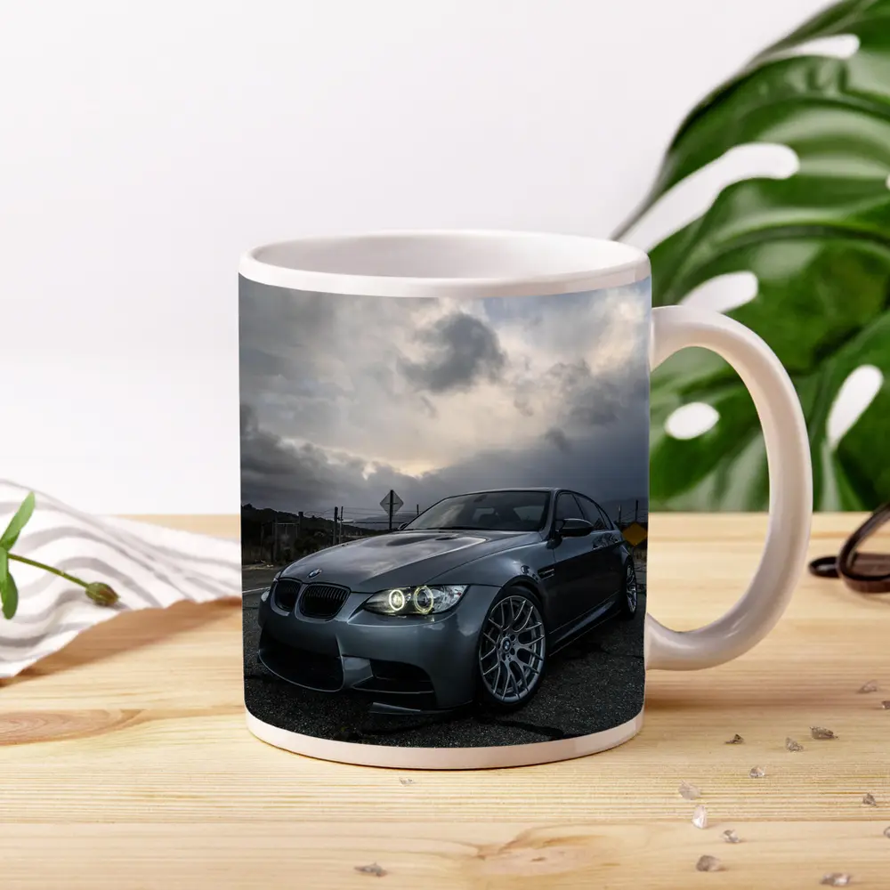 BMW M3 Matte Gray Stormy Sky Road – Mugs