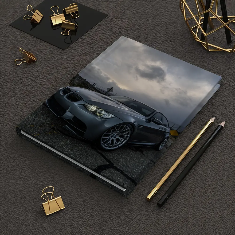 BMW M3 Matte Gray Stormy Sky Road – Notebooks