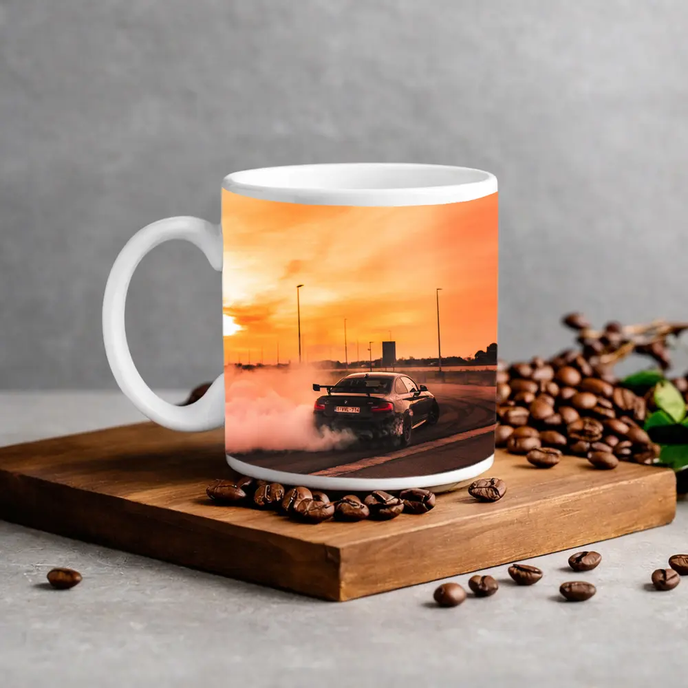 BMW M2 Drifting Burnout Sunset Track – Mugs