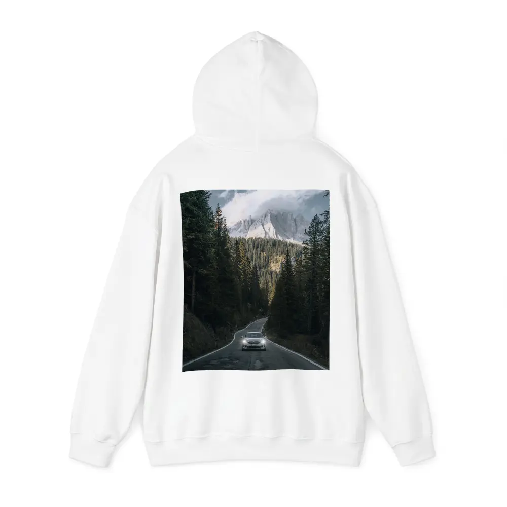 BMW Sedan Mountain Forest Road Drive – Hoodies