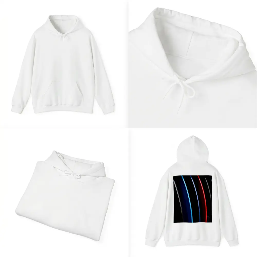BMW M Tri Color Stripes Dark Background – Hoodies