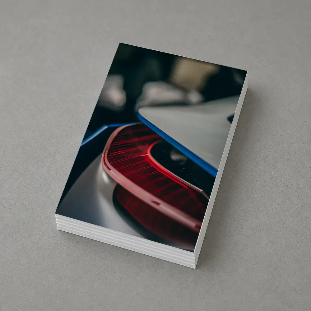 Porsche Taycan Red Tail Light Close Up – Postcards