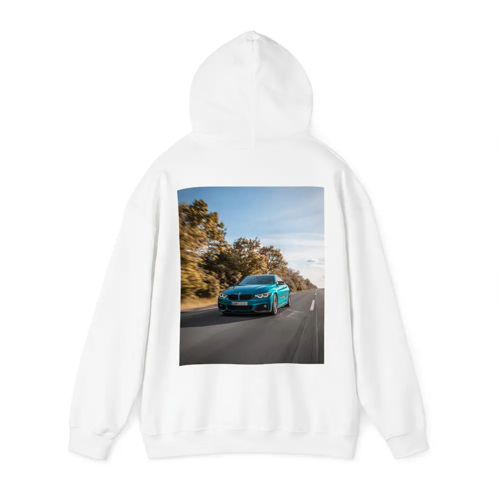 BMW 4 Series Teal Racing Open Road – Hoodies