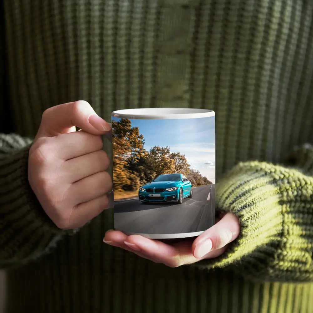 BMW 4 Series Teal Racing Open Road – Mugs