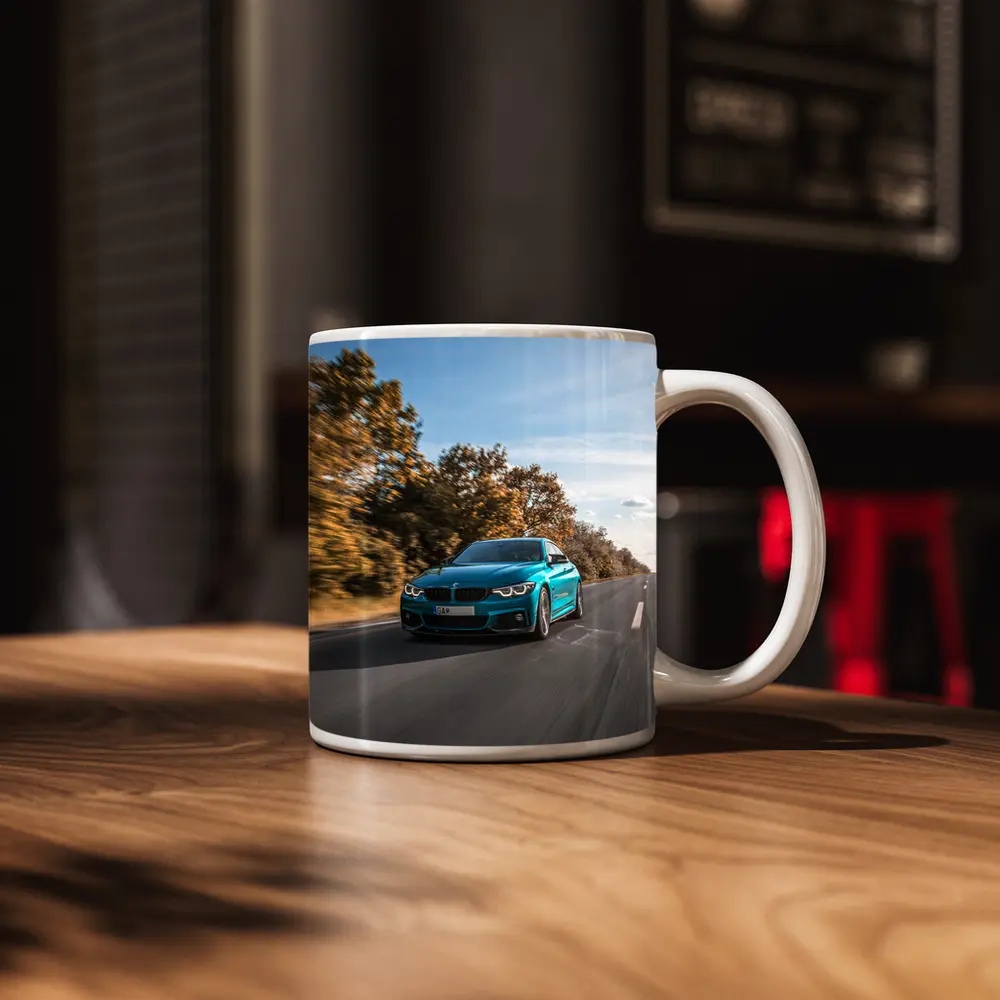 BMW 4 Series Teal Racing Open Road – Mugs