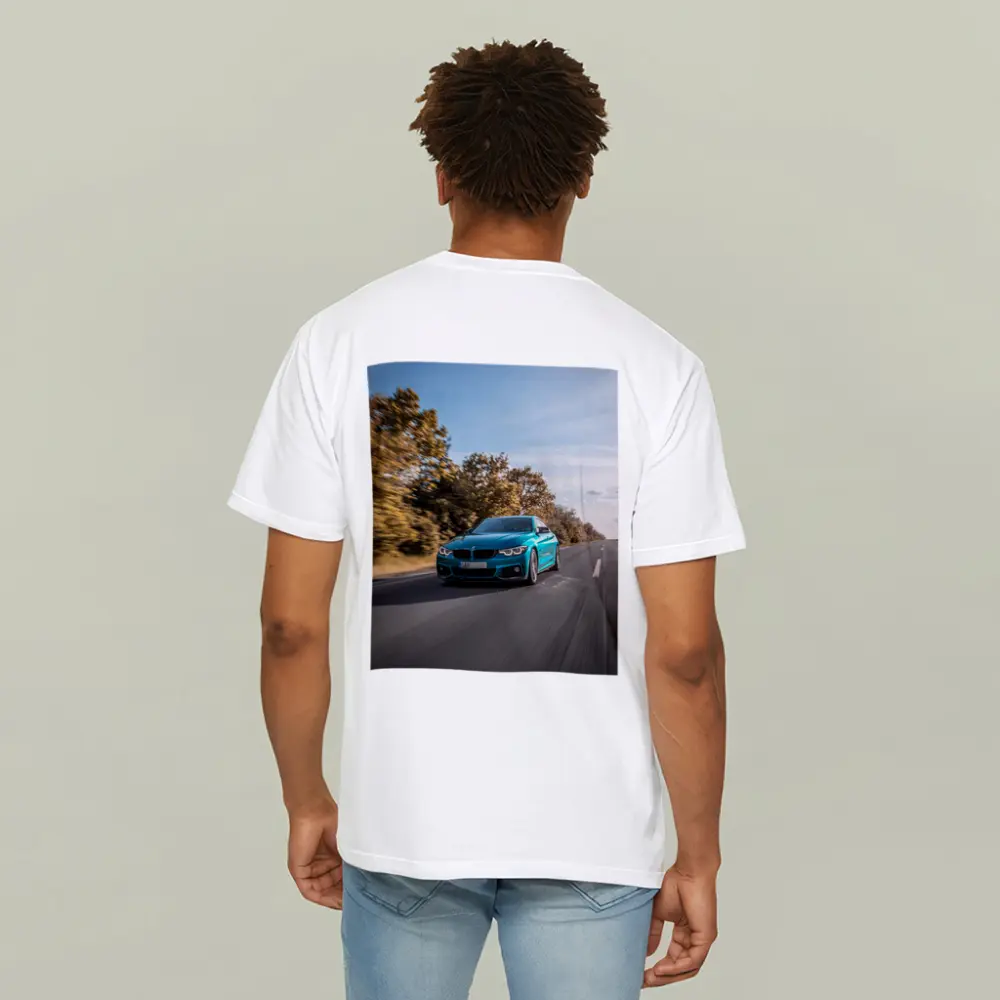 BMW 4 Series Teal Racing Open Road – T-Shirts