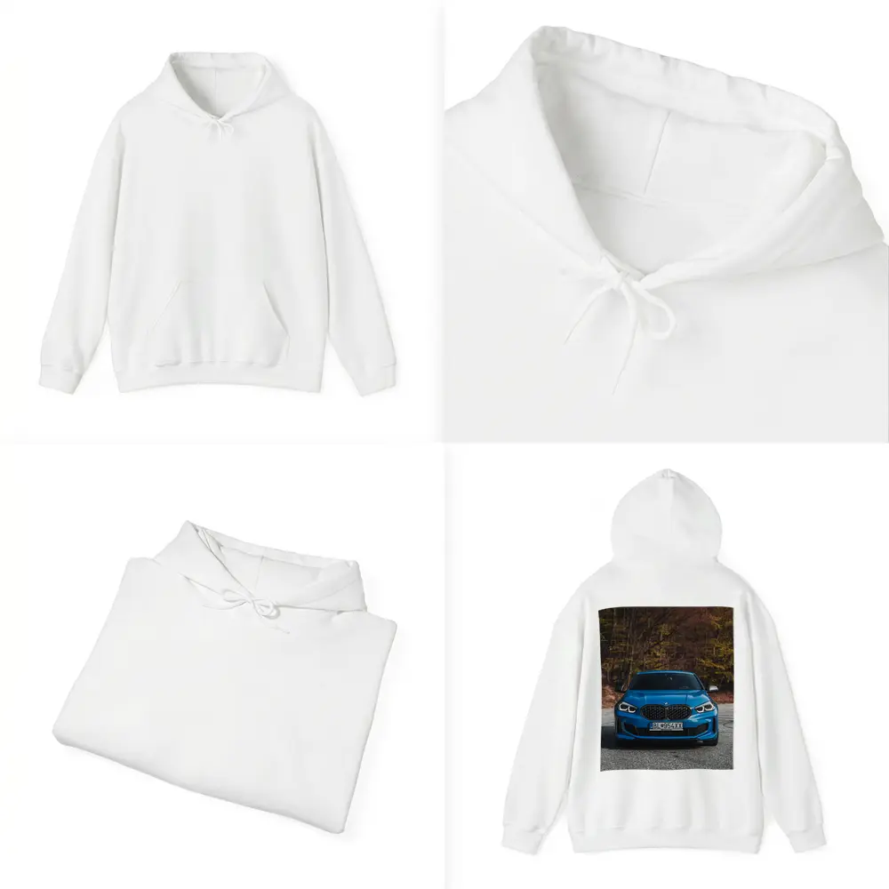 BMW One Series Blue Front Forest – Hoodies