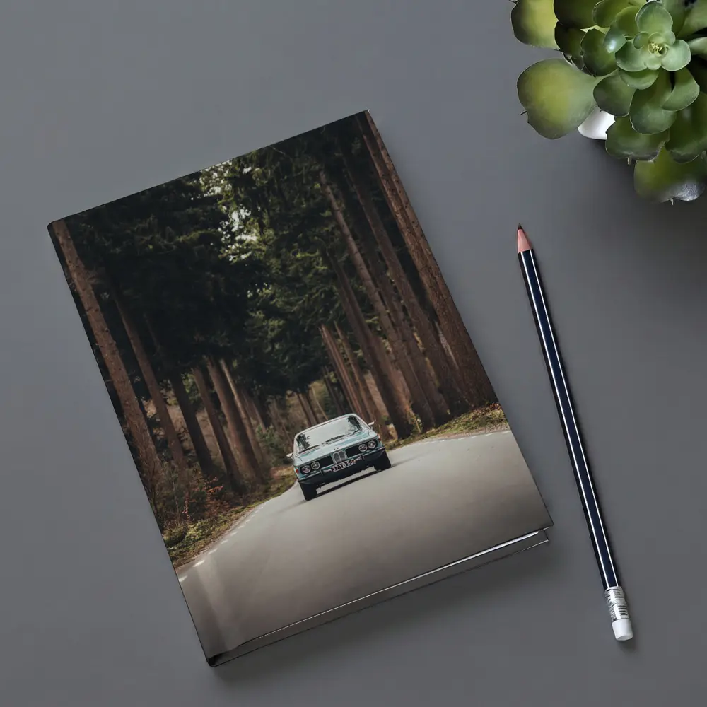 BMW Classic Coupe Forest Road Drive – Notebooks
