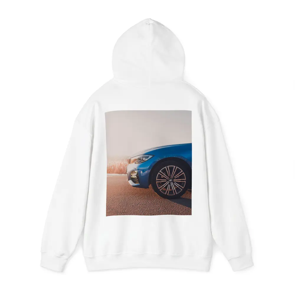 BMW 3 Series Blue Car Sunny Road – Hoodies
