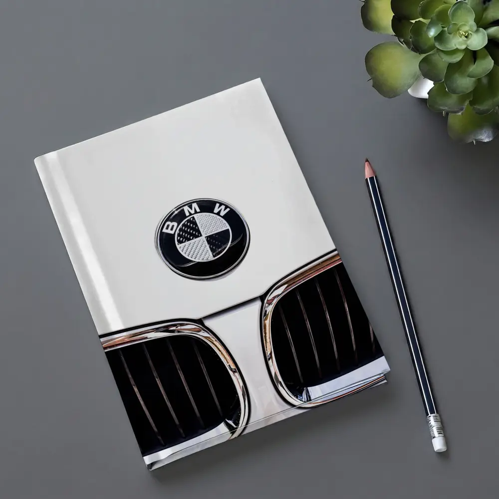 BMW Carbon Badge Chrome Kidney Grille White – Notebooks