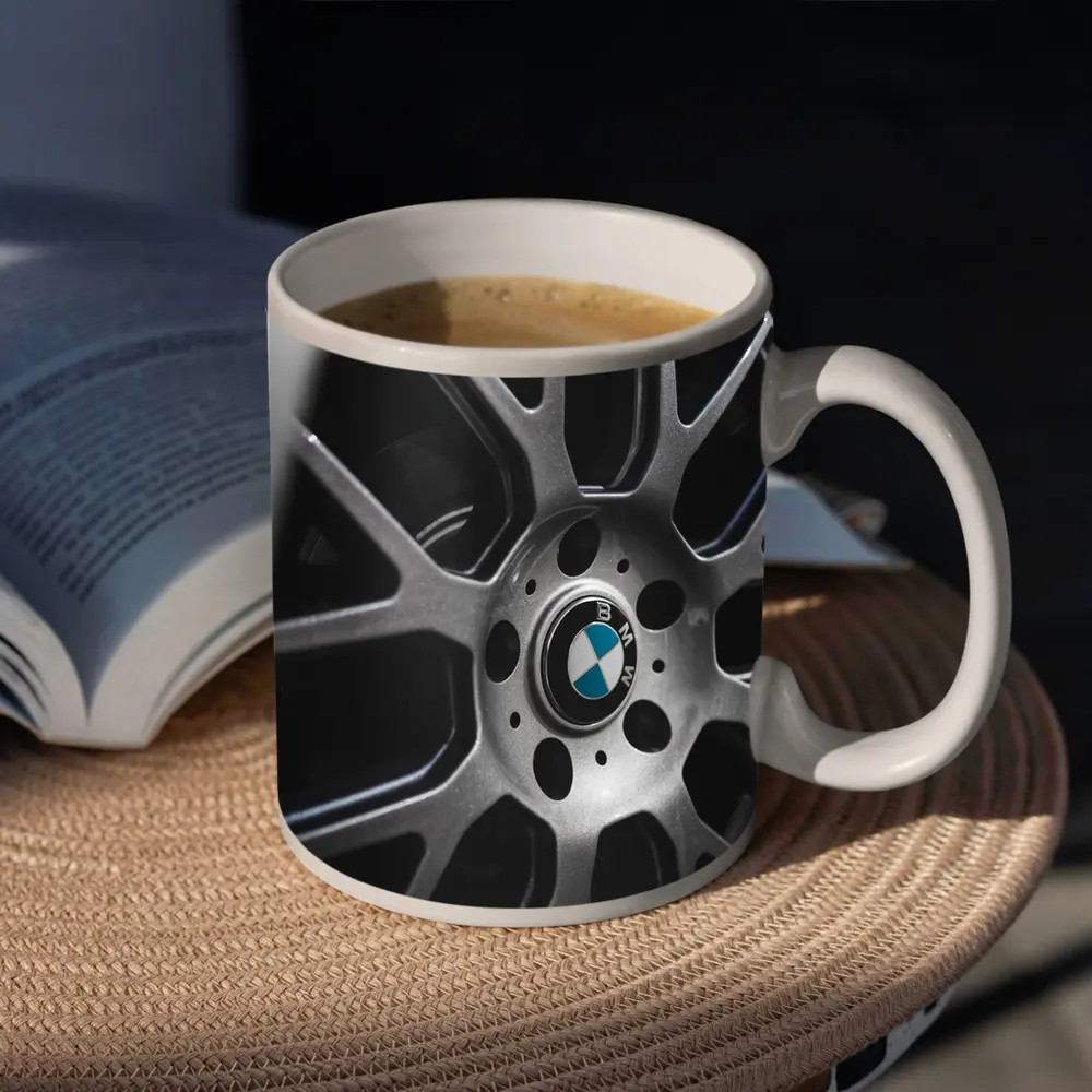 BMW M Alloy Wheel Close Up Dark – Mugs