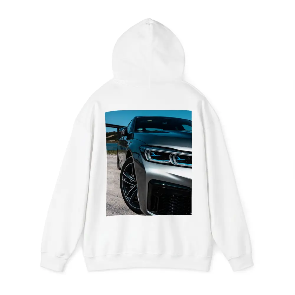 BMW Five Series Silver Front Sandy Shore – Hoodies