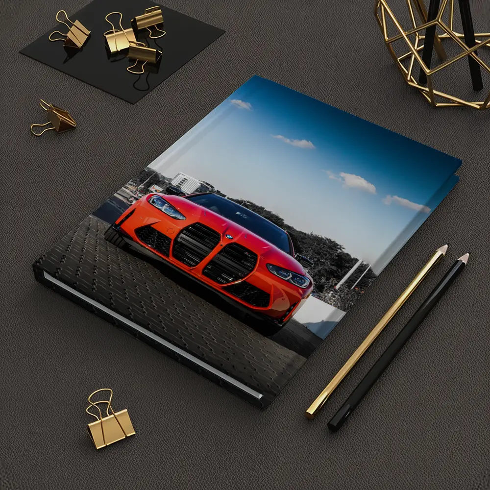 BMW M4 Red Front View City Street – Notebooks