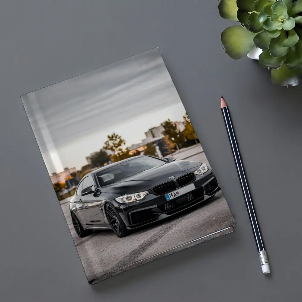BMW 4 Series Black Coupe City Background – Notebooks