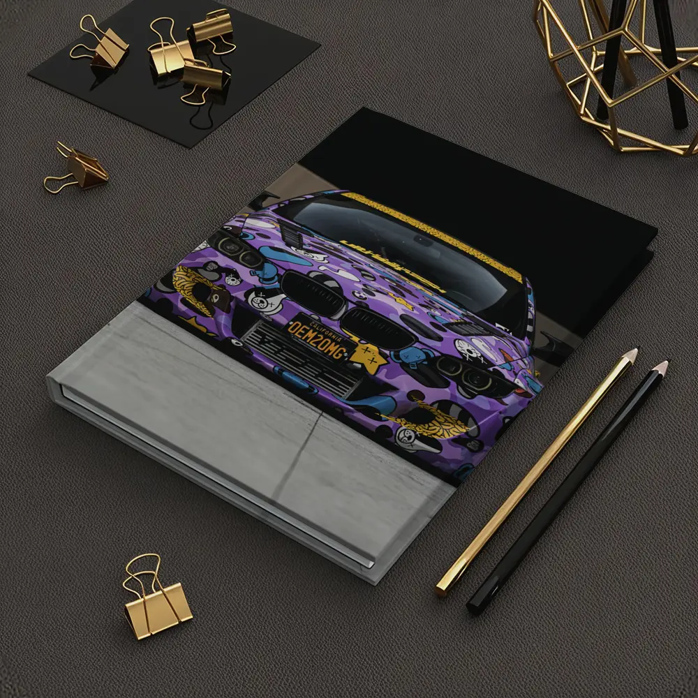 BMW M3 Purple Cartoon Wrap Street Low – Notebooks