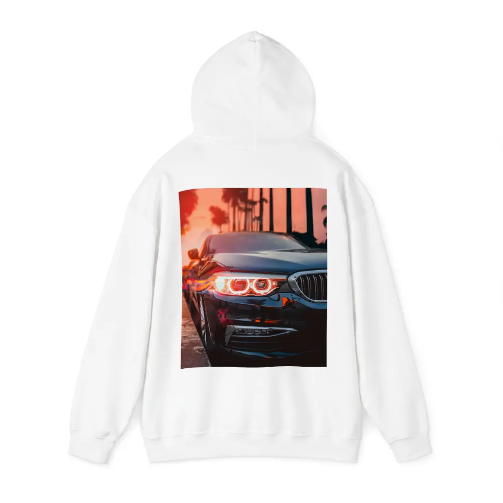 BMW 5 Series Black Front Sunset Palms – Hoodies