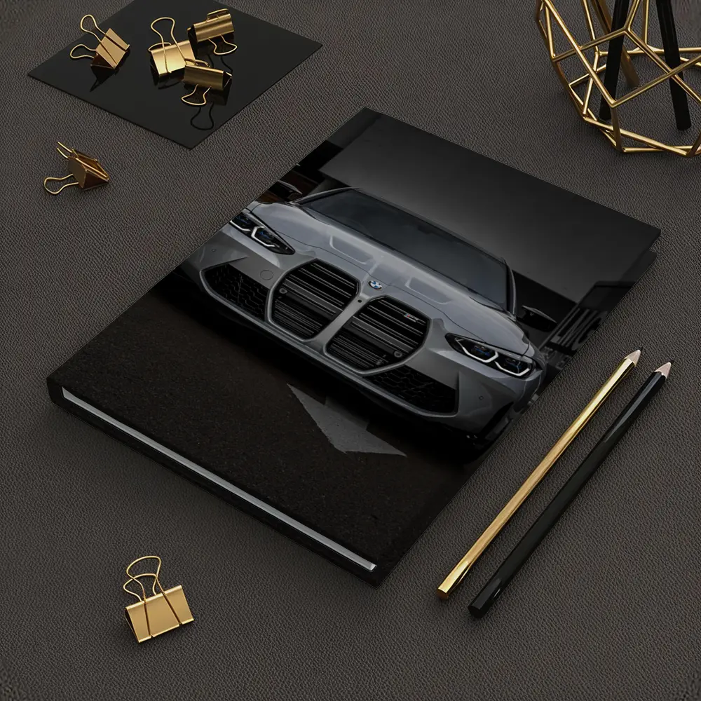 BMW M3 Gray Front View Street – Notebooks