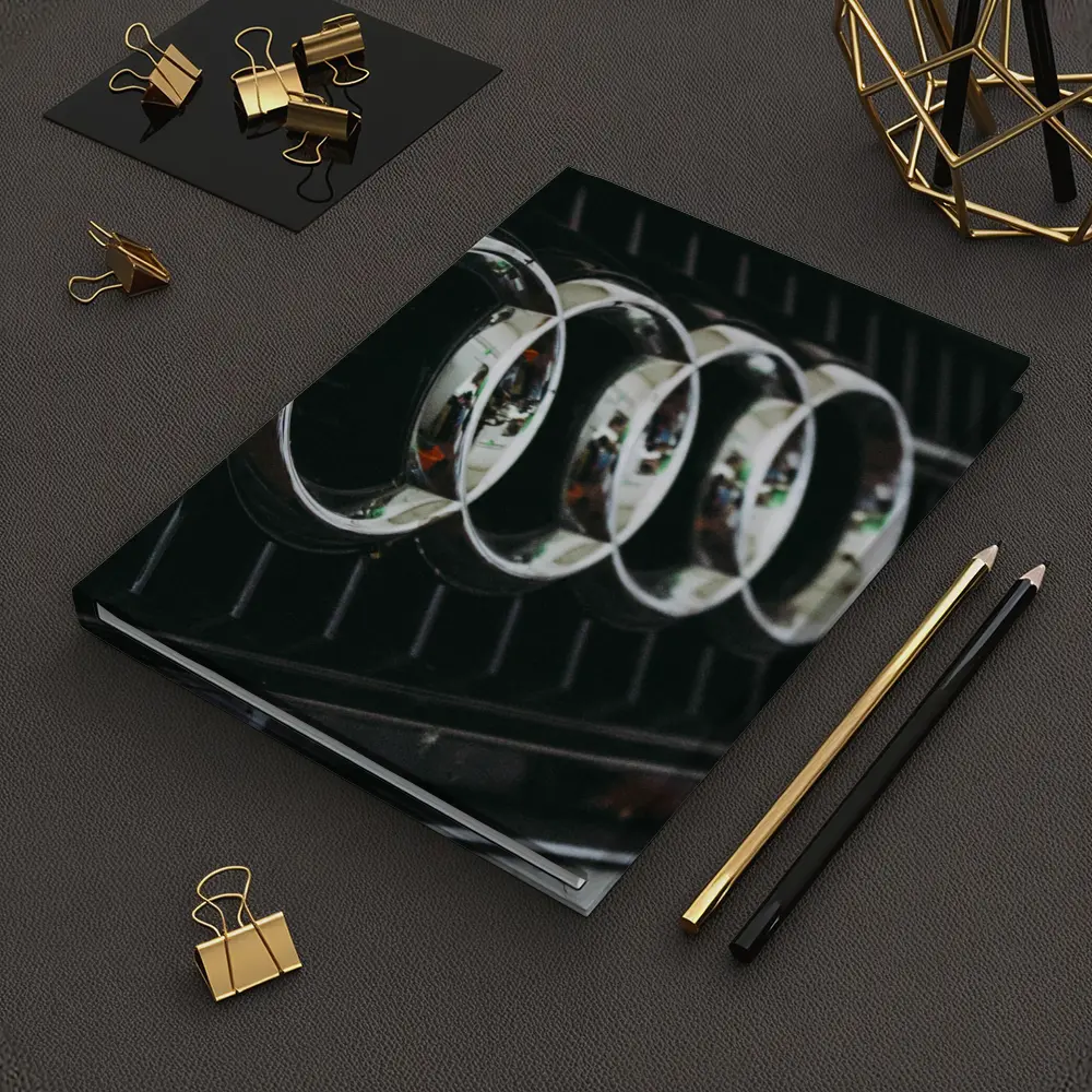 Audi Four Rings Chrome Grille Close Up – Notebooks