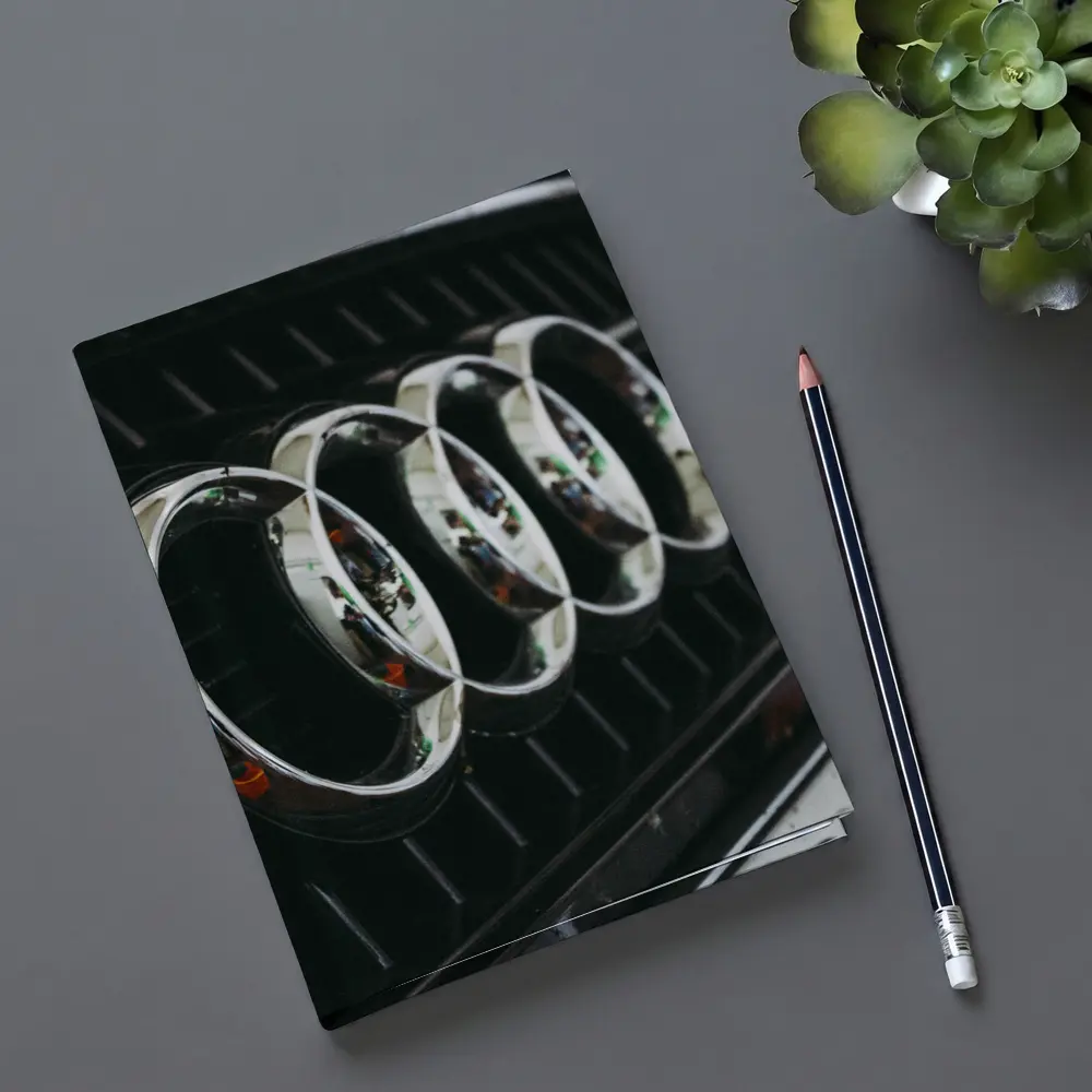Audi Four Rings Chrome Grille Close Up – Notebooks