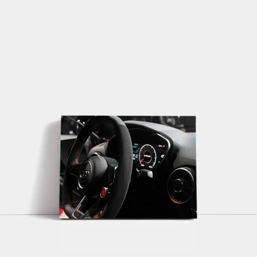 Audi TT RS Interior Steering Wheel Cockpit – Wall Art