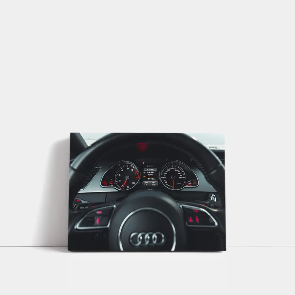 Audi Dashboard Interior Cockpit Close Up – Wall Art