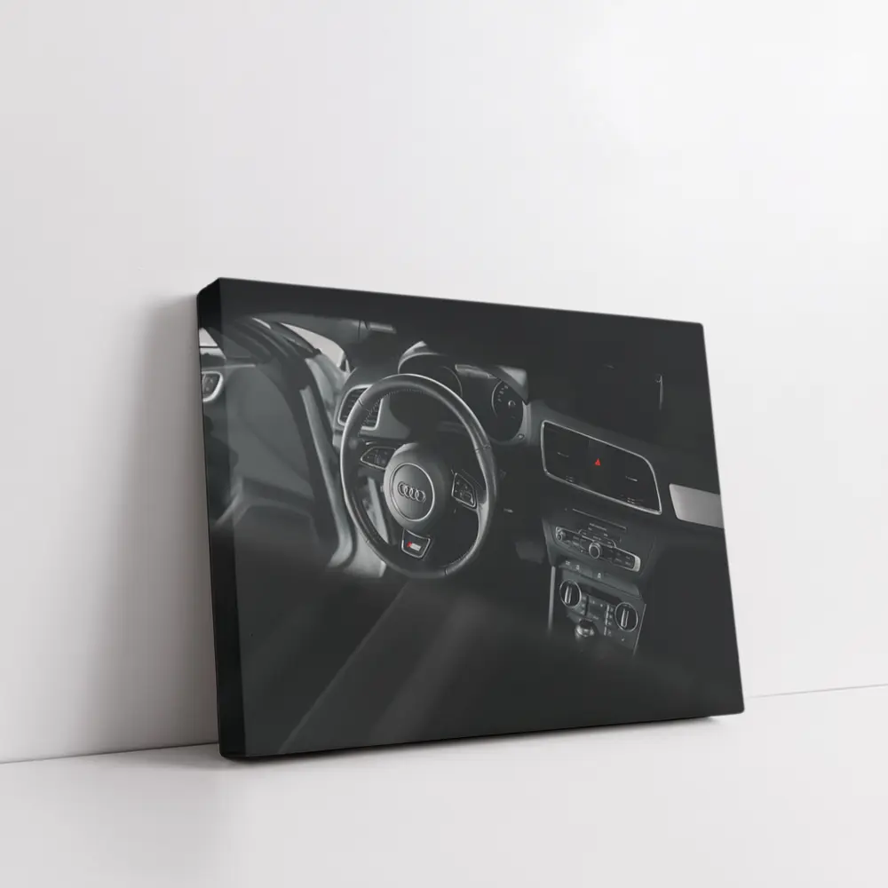 Audi Q3 Interior Dark Cockpit View – Wall Art