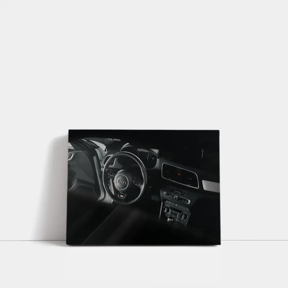 Audi Q3 Interior Dark Cockpit View – Wall Art