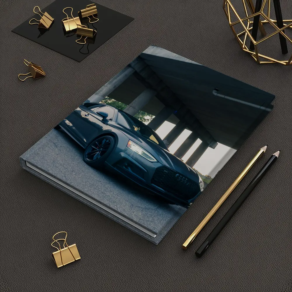 Audi A5 Parked Under Urban Bridge – Notebooks