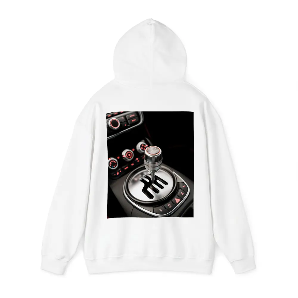 Audi R8 Manual Gearshift Interior Close Up – Hoodies