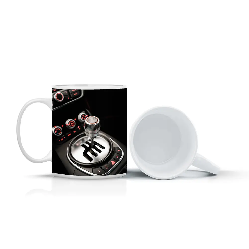 Audi R8 Manual Gearshift Interior Close Up – Mugs