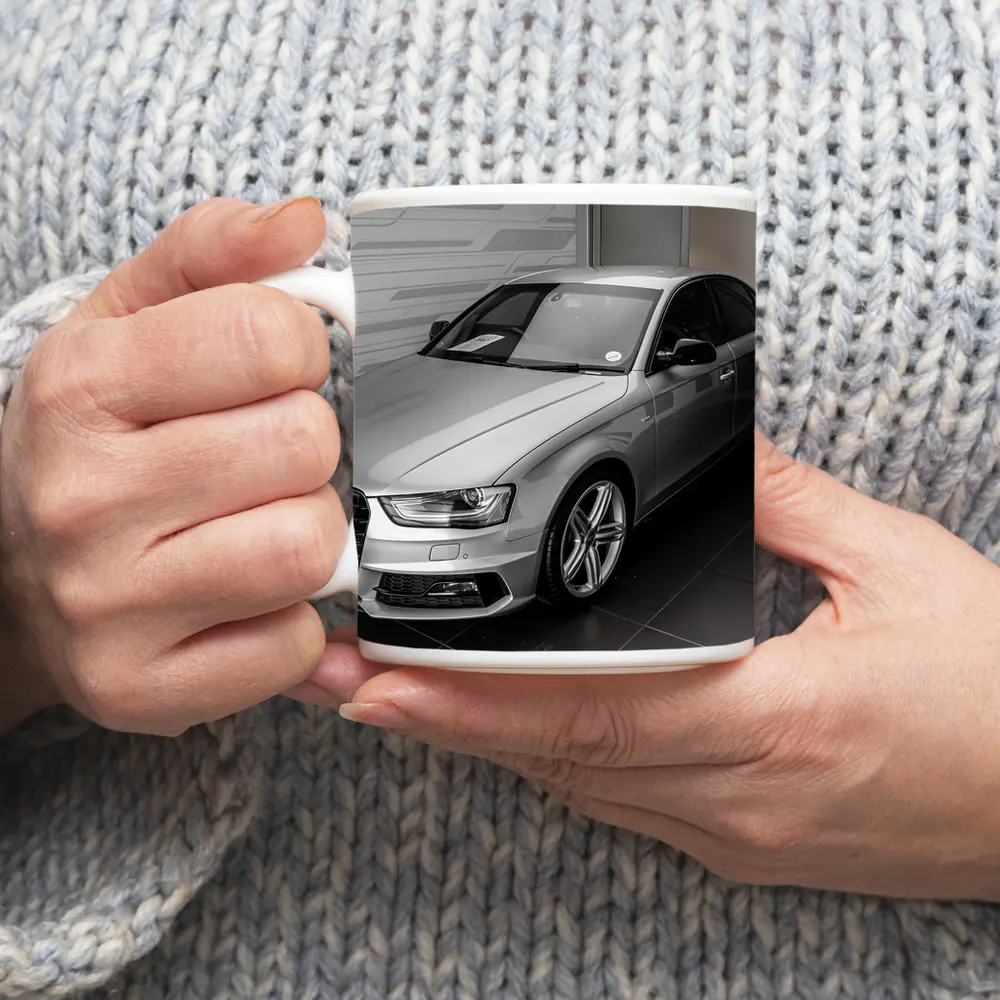 Audi A4 Silver Sedan Showroom Display – Mugs