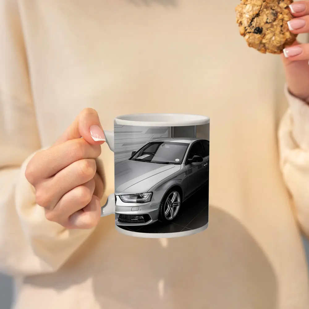 Audi A4 Silver Sedan Showroom Display – Mugs