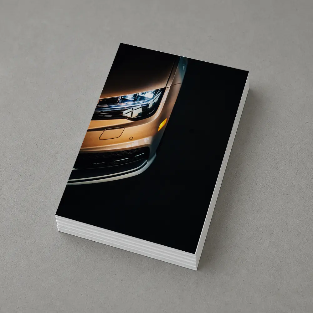 Audi A7 Front Close Up Dark Background – Postcards
