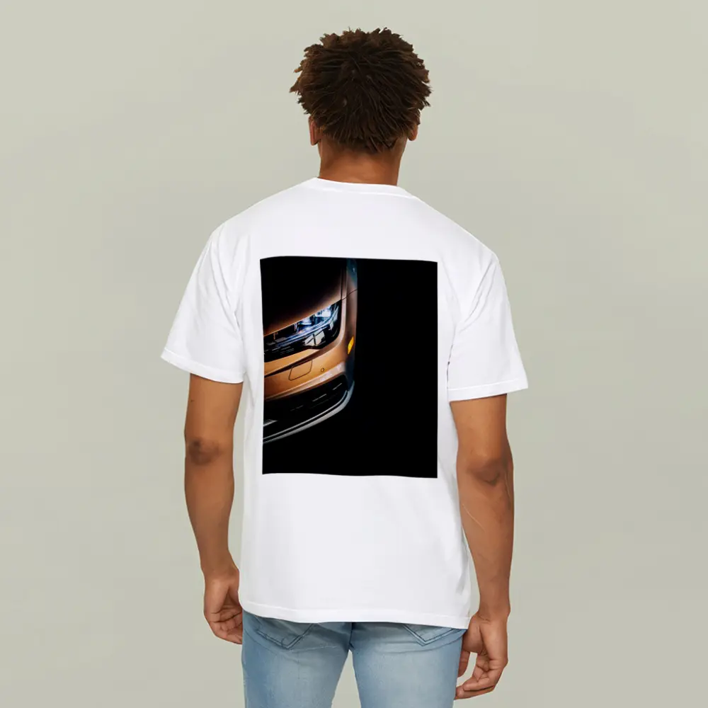 Audi A7 Front Close Up Dark Background – T-Shirts