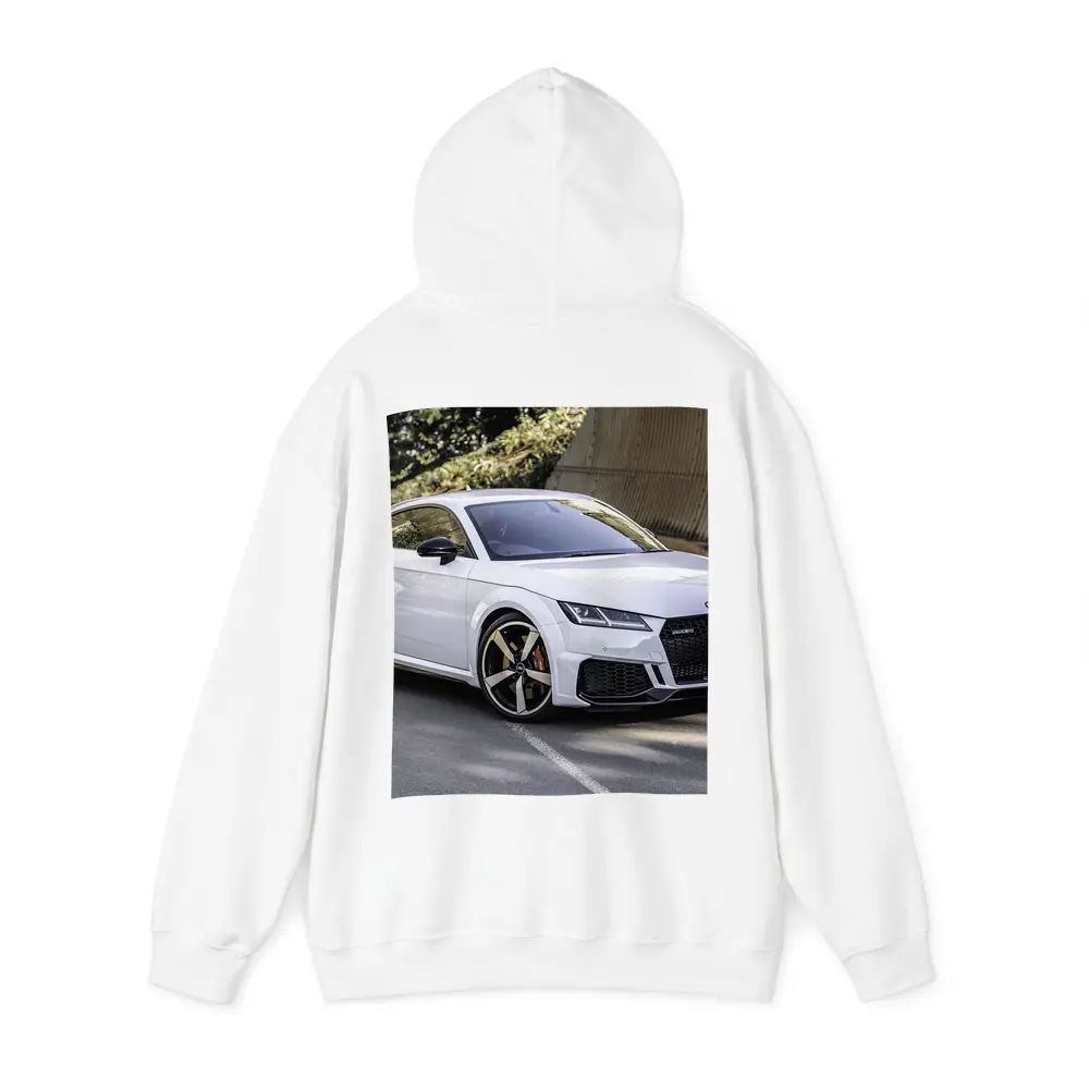 Audi TT RS White Sports Car Street – Hoodies