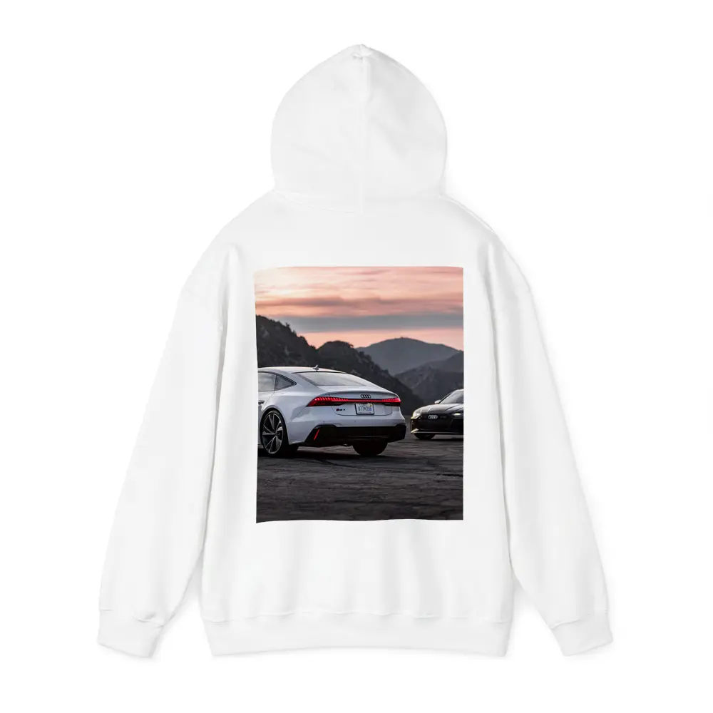 Audi RS7 and RS6 Sunset Mountains – Hoodies